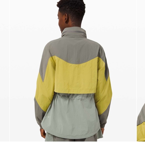 lululemon Evergreen Anorak Jacket - grey sage 6 - Picture 6 of 9